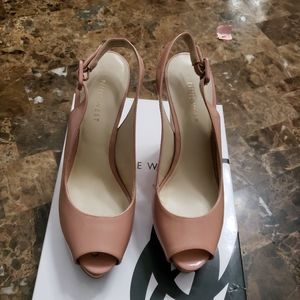 Open toe wedge sandals